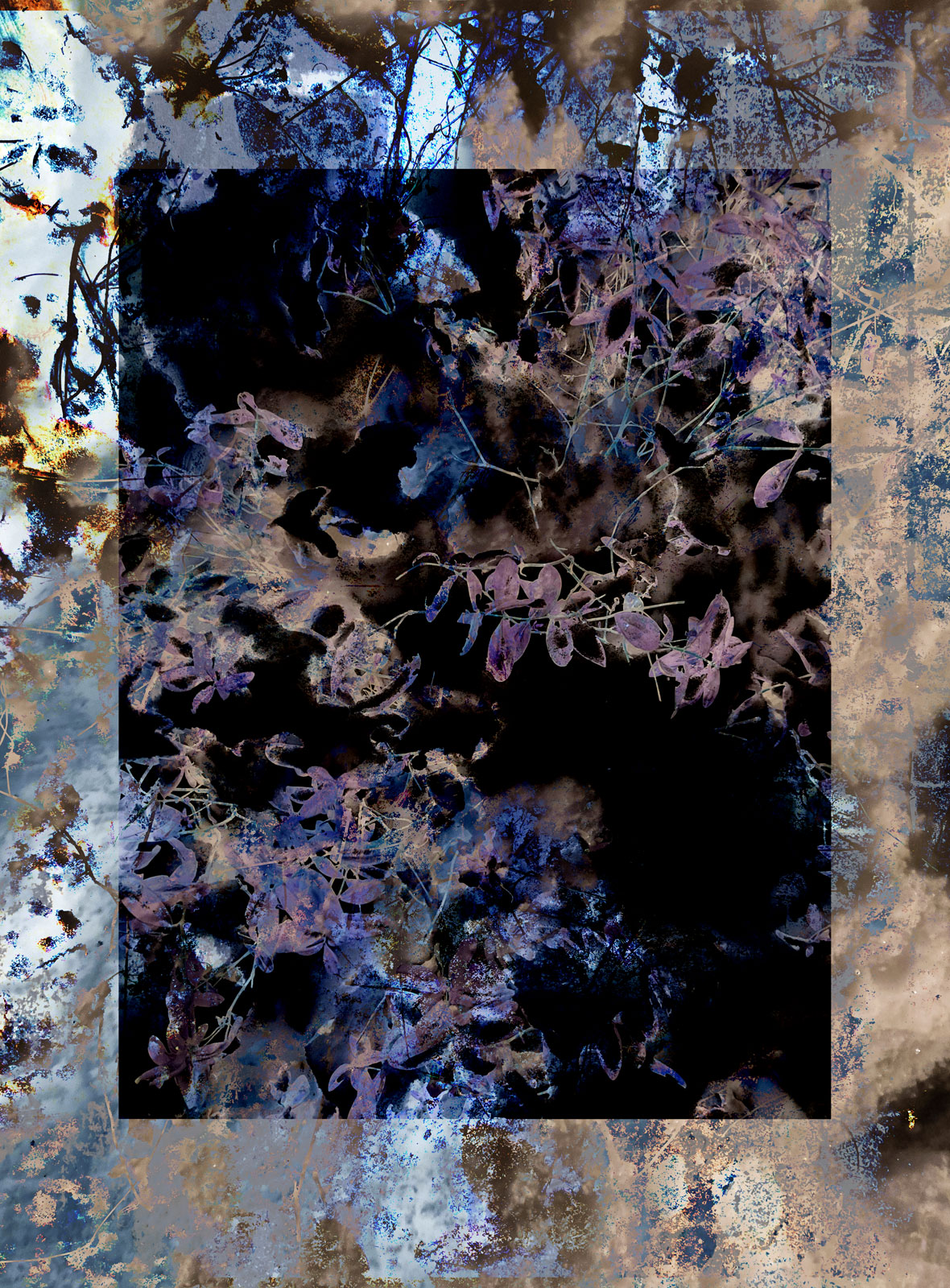 Elemental Frost N09 - Neuron • 90 x 122 cm (35.43 x 48.03 in)