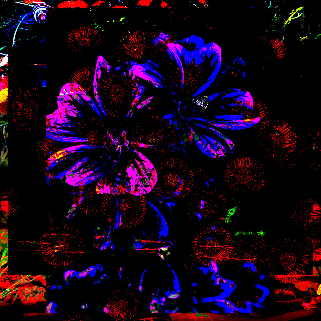 Flowers for KG • 150 x 150 cm (59.06 x 59.06 in)