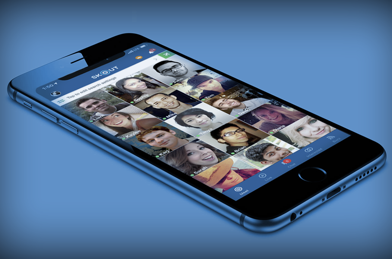 With Skout, developed by CodigoDelSur, you can meet new people on every day