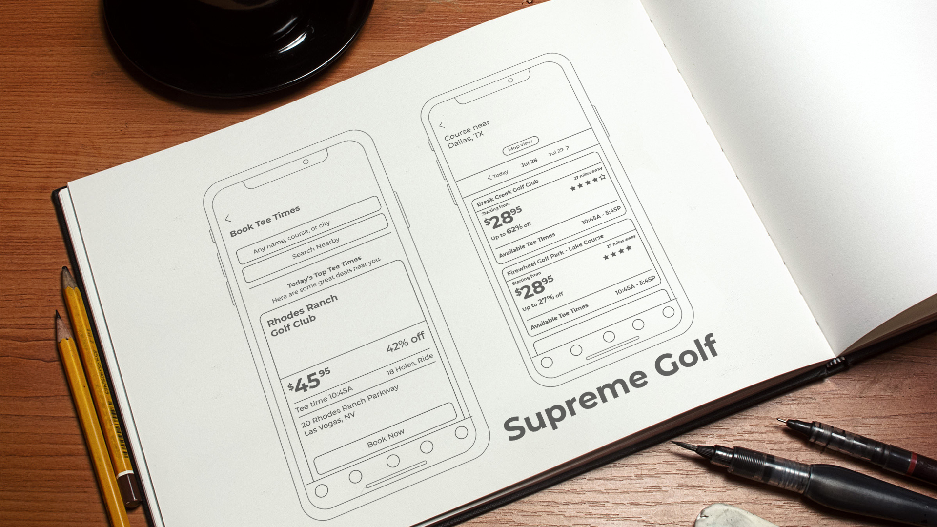 The SupremeGolf app, a CodigoDelSur creation, enables navigation through over a million tee times across 13,000 golf courses globally.