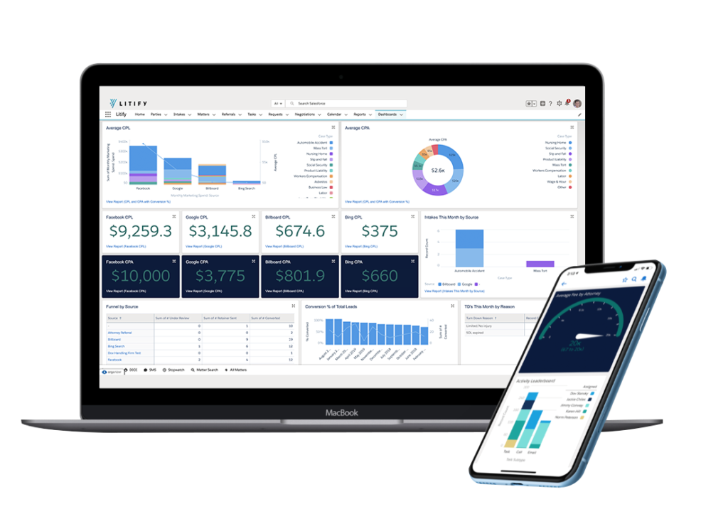 The innovative Litify platform, a result of CodigoDelSur's development, sets new standards for legal technology.