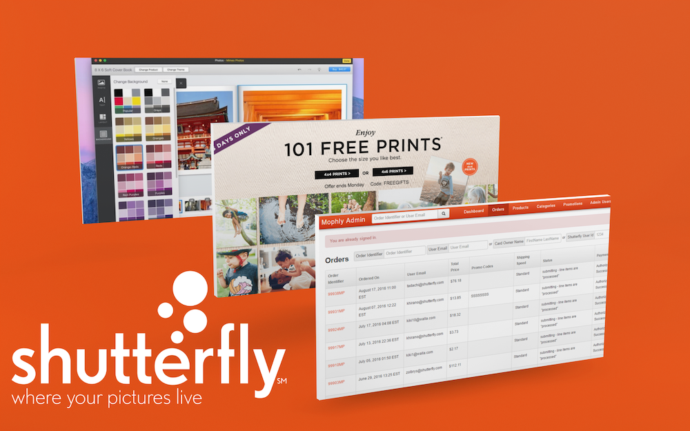 Shutterfly's internal management system, an innovative tool by CodigoDelSur, handles millions of images performantly and scalably.