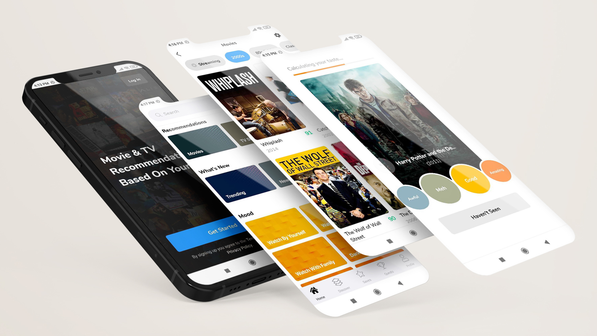 Taste, developed by CodigoDelSur, finds the users who share your unique taste and recommends their favorite movies and shows to you.