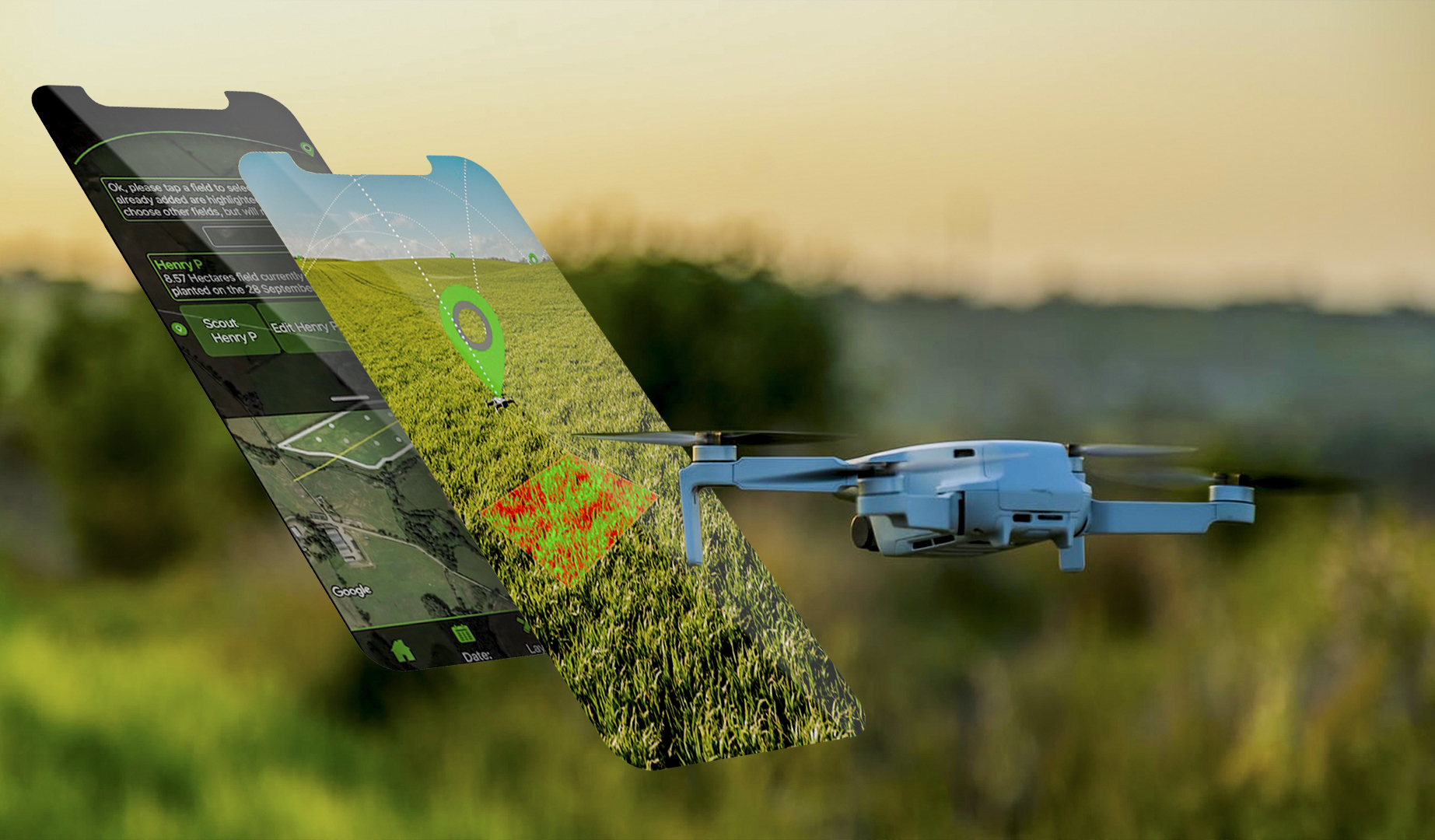 CodigoDelSur developed Skippy Scout, an app that flies drones to points of interest for comprehensive field overviews.