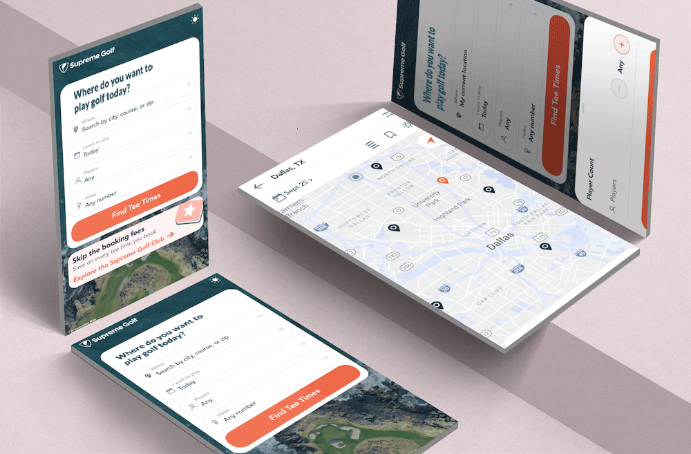 SupremeGolf, an innovative golf booking solution by CodigoDelSur, allows users to review, compare, and pick ideal tee times.