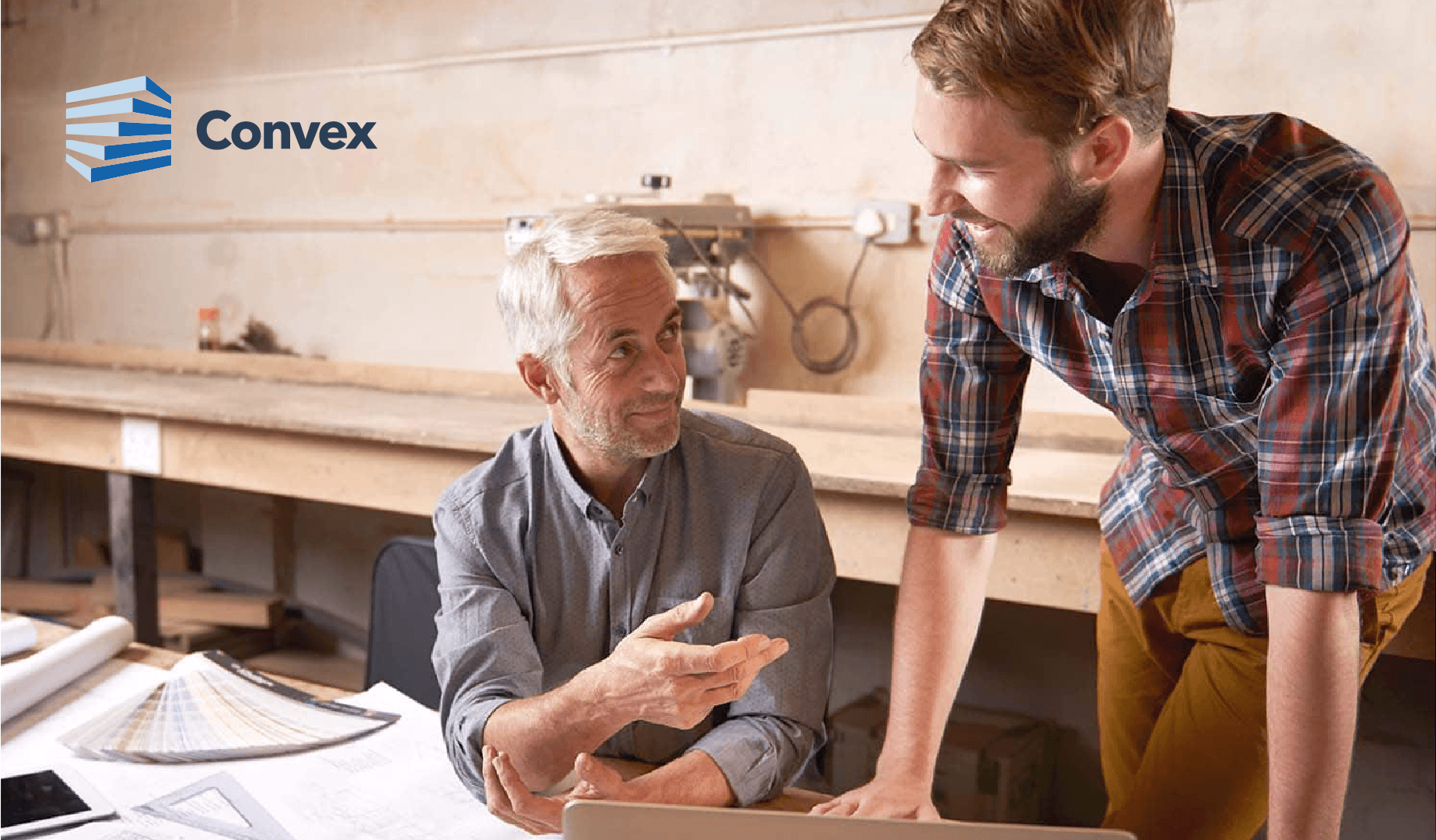 The Convex Atlas CRM iOS app, a CodigoDelSur creation, helps sales technicians plan daily visiting schedules using aerial views.