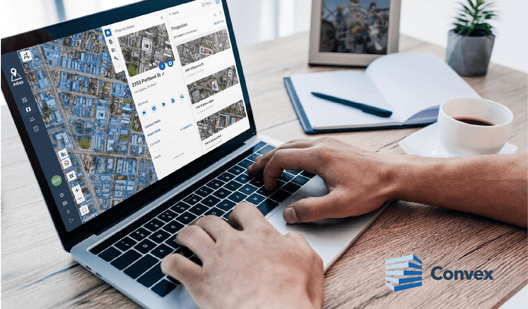 CodigoDelSur's expertise brought Convex Atlas CRM to life, with AI integrations for identifying HVAC equipment brands and models.