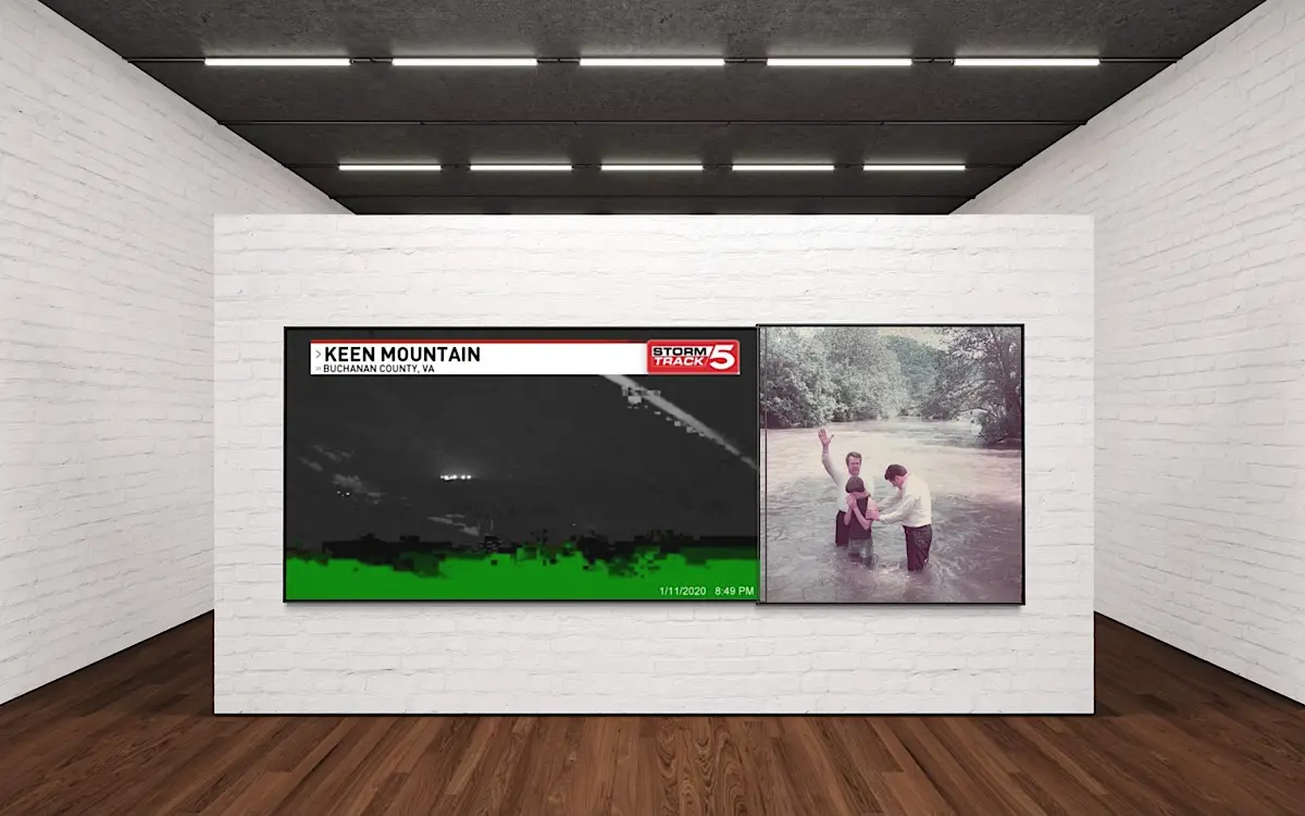 Glitch and Jack baptizing 