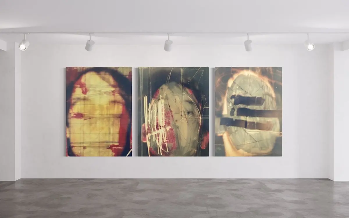 Triple self portrait