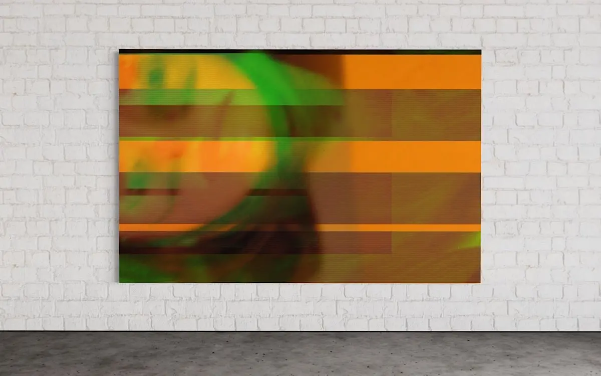 Julie - orange and green 1