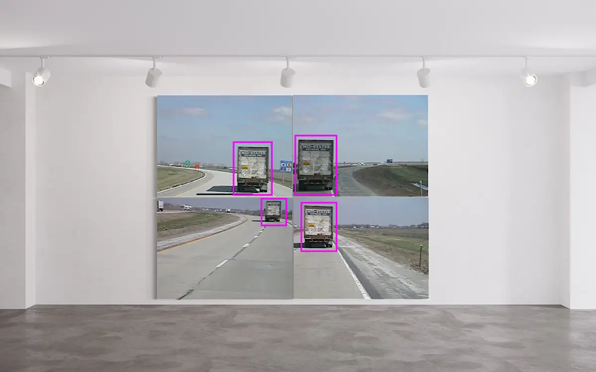 Trucks with pink boxes 4