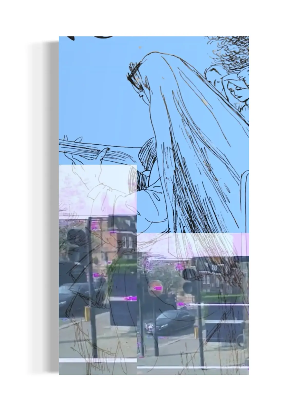 Acrylic & Inkjet on canvas