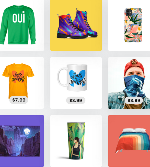variety of products