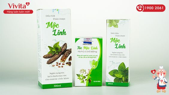 [HÀNG MỚI NHẤT] Bộ sản phẩm tóc Mộc Linh  - Giúp mọc tóc hiệu quả