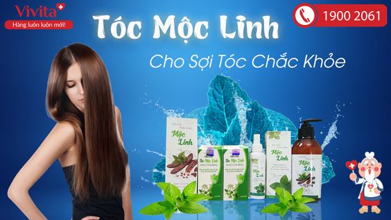 [HÀNG MỚI NHẤT] Bộ sản phẩm tóc Mộc Linh  - Giúp mọc tóc hiệu quả