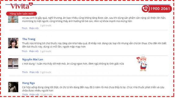 [CHIA SẺ] Đánh giá viên uống tăng cân Tâm Tỳ Vương