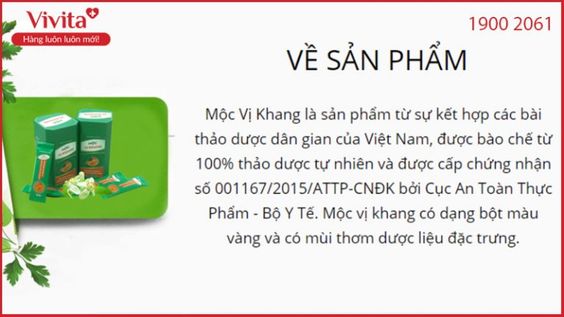 [HÀNG MỚI NHẤT] Mộc Vị Khang | Hỗ Trợ Trị Đau Dạ Dày Từ Thảo Dược