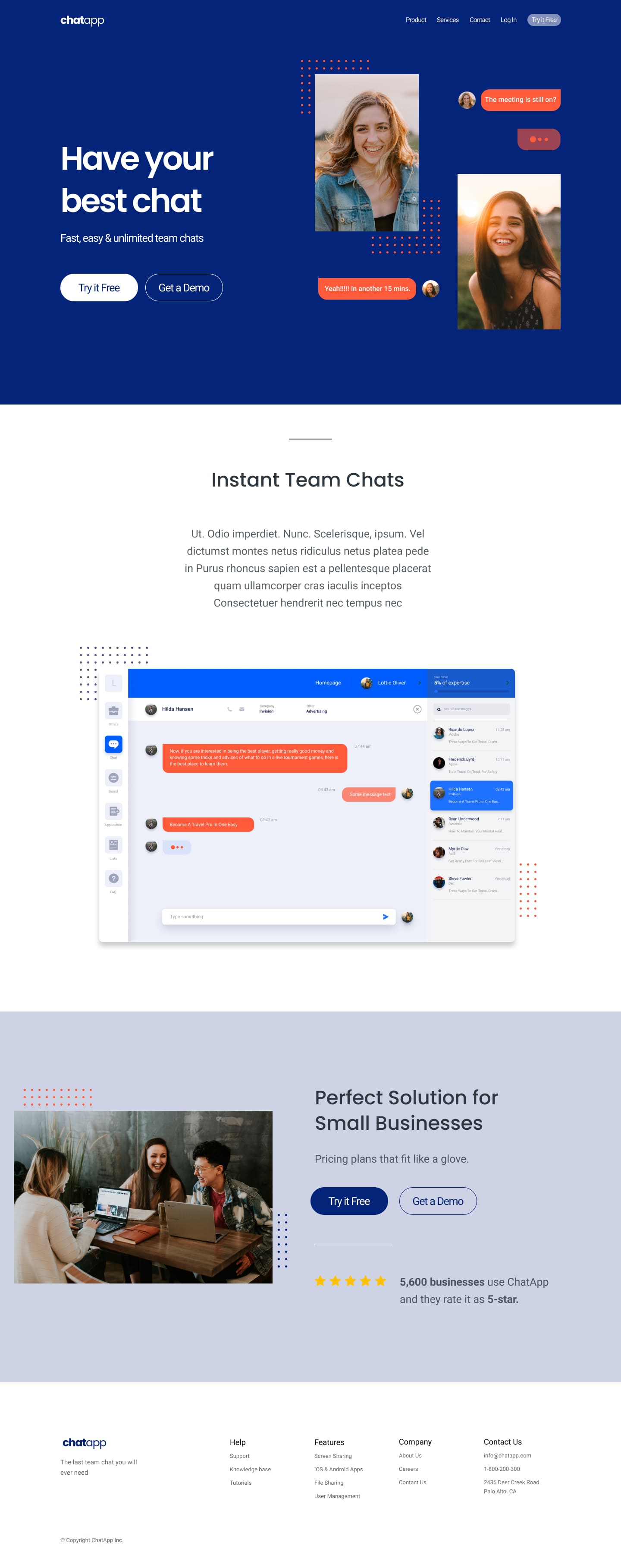 A screenshot of web page