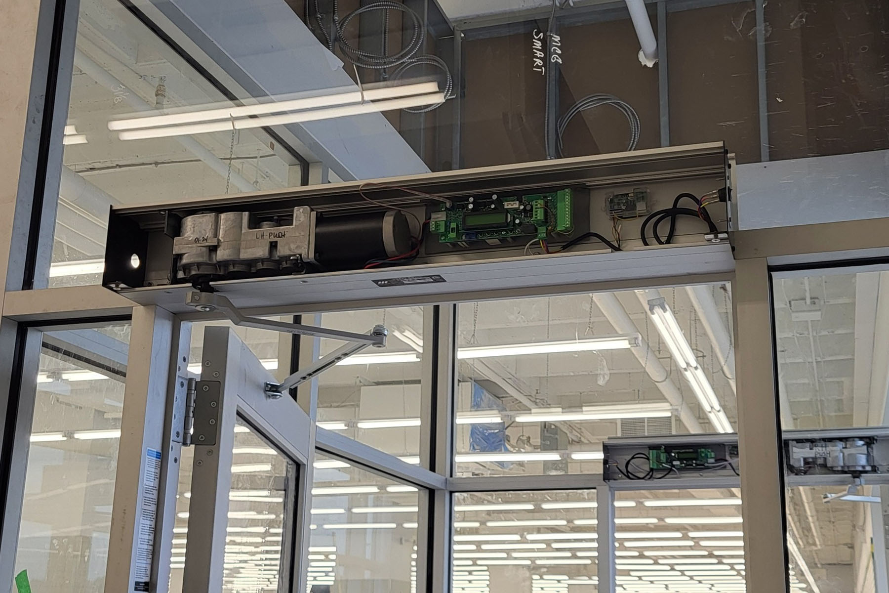 Micom SW800 Automatic Swing Door Operator Install Example