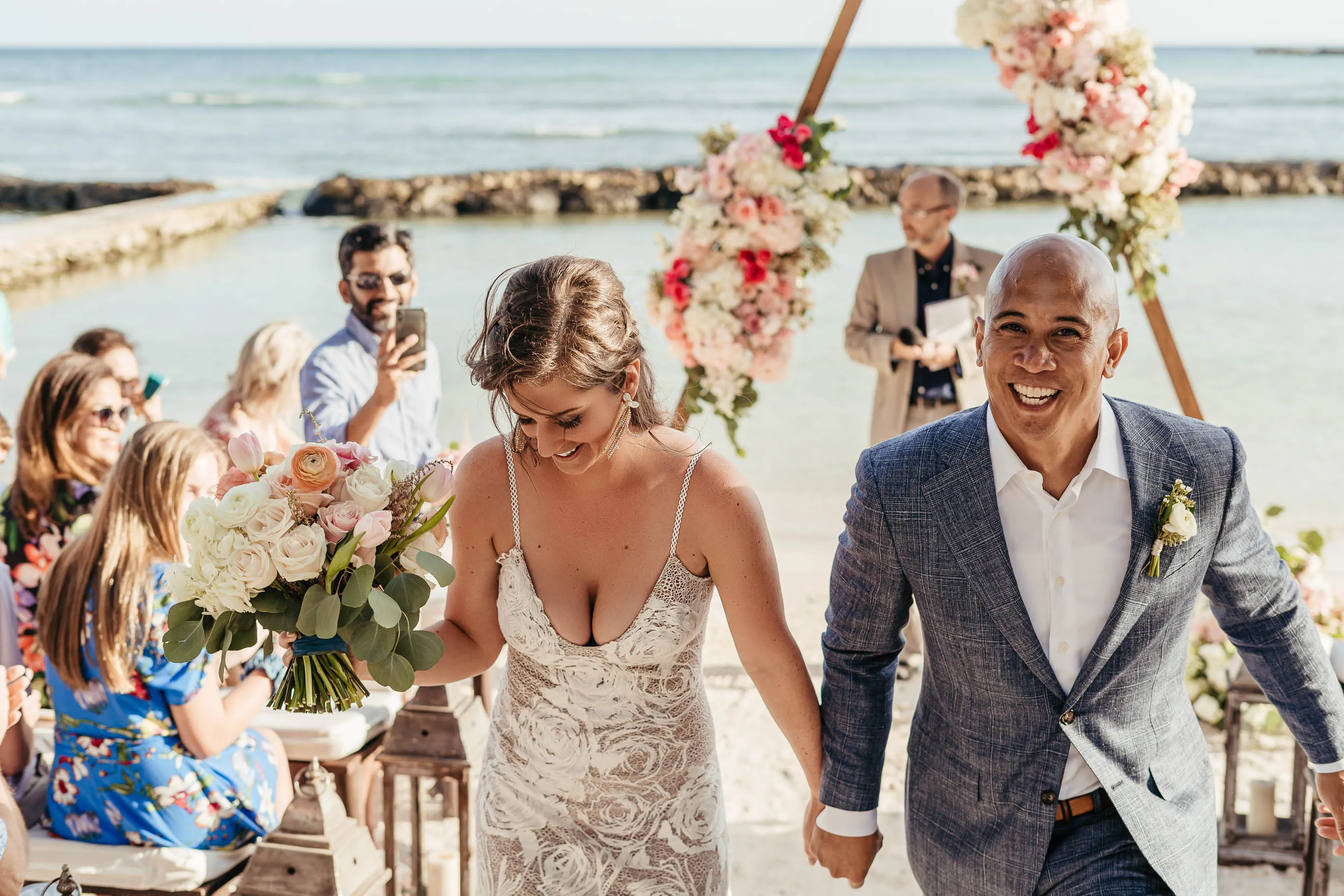 Wedding decor on the beach