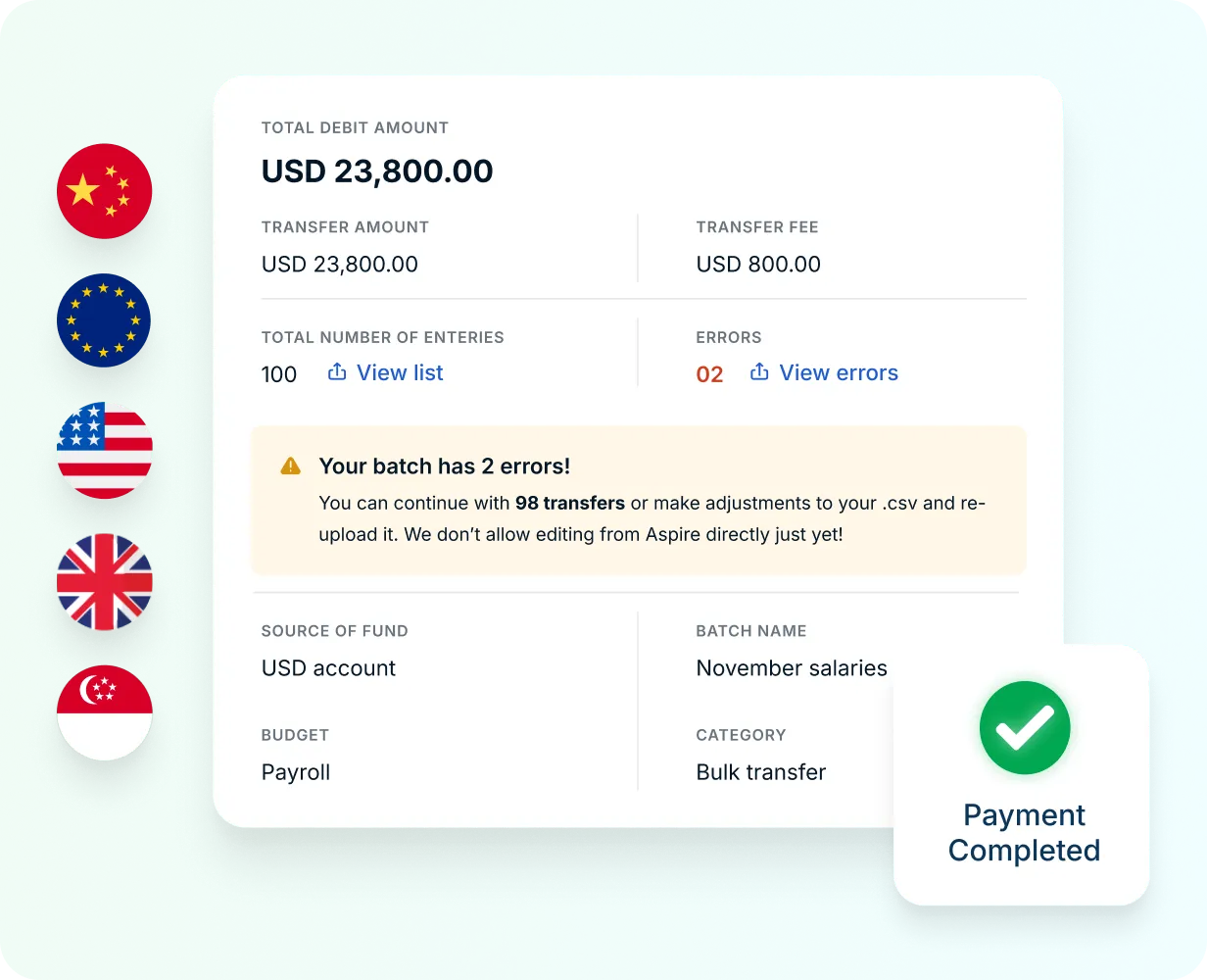 Automate your payroll and bulk payments