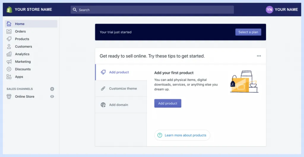 Simple and affordable e-commerce platform for your online sellers