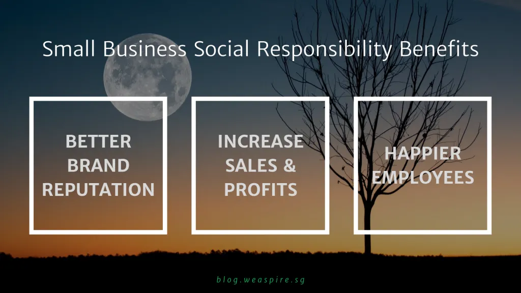 BENEFITS of Small Business Social Responsibility