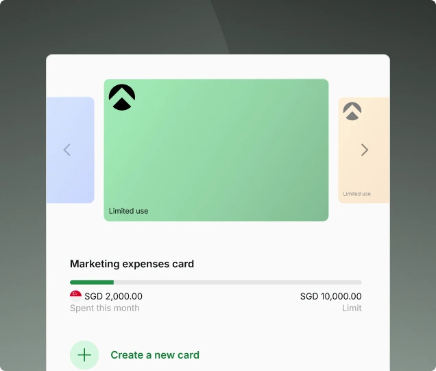 Corporate cards for faster procurement