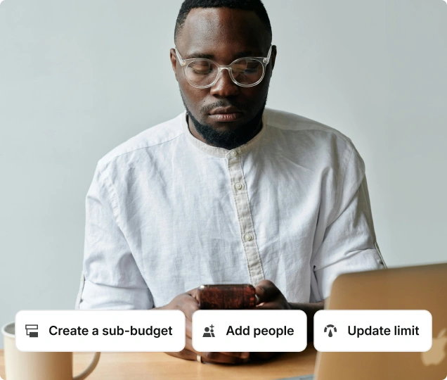 Keep spending organised with budgets and spend policies