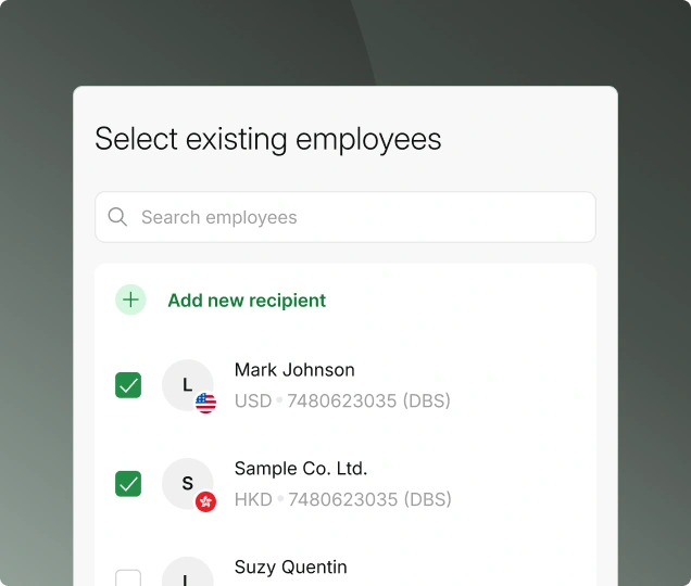 Automate your payroll and bulk payments