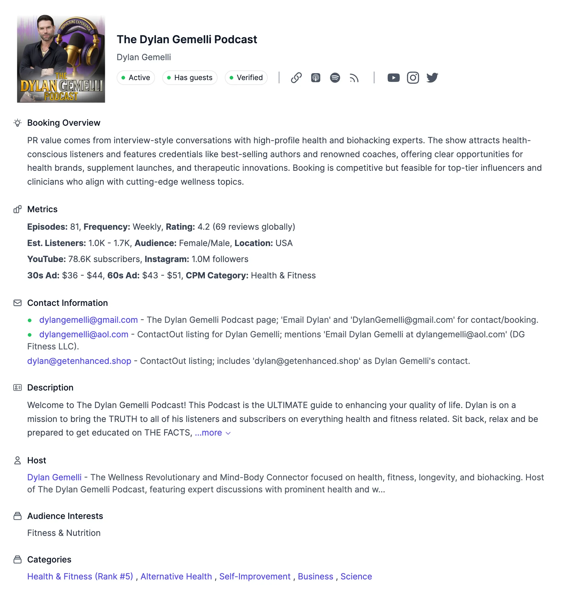 A Podcast Database Built for Outreach - Podseeker