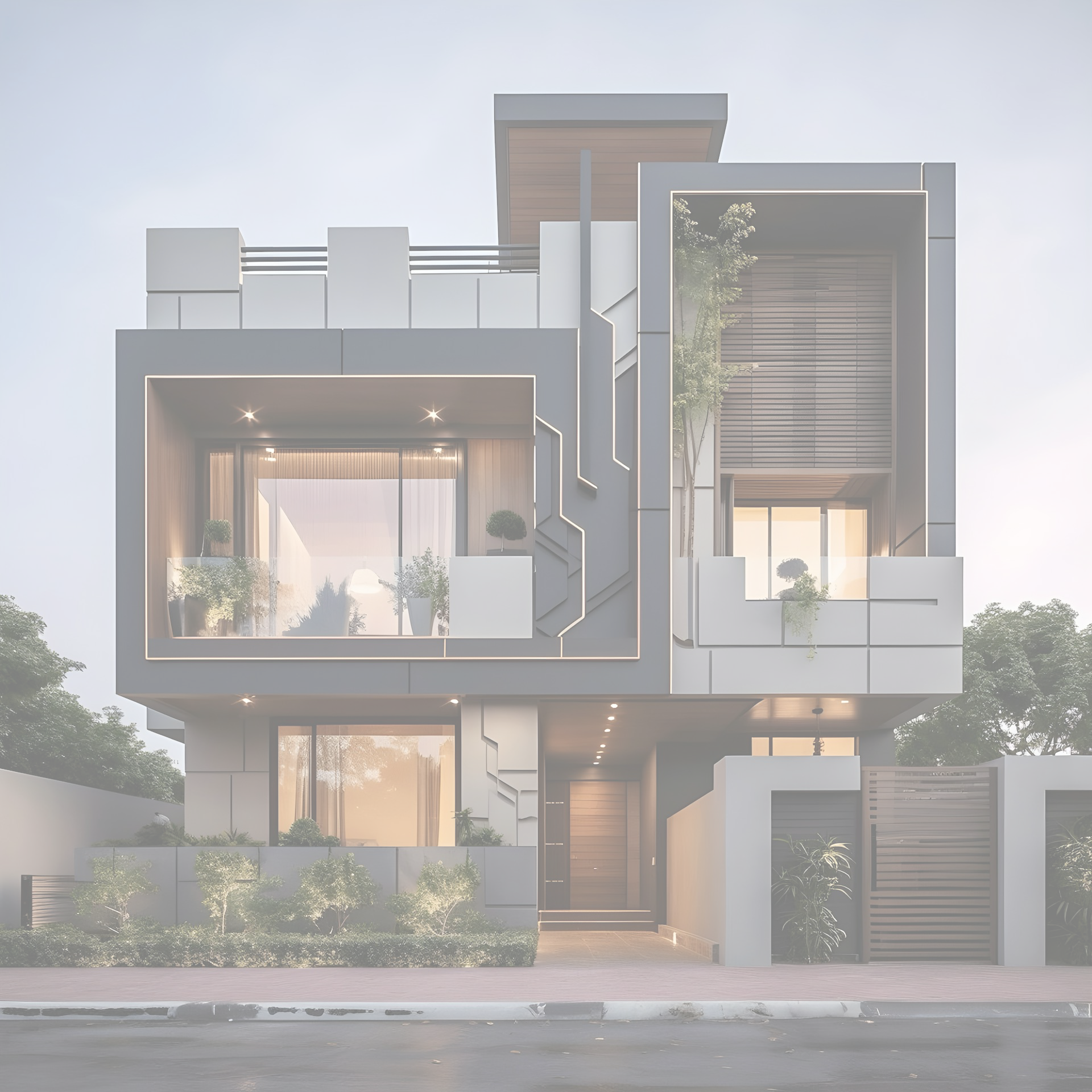Picture of a modern house - Photo by @nakshabanwao on Unsplash.com