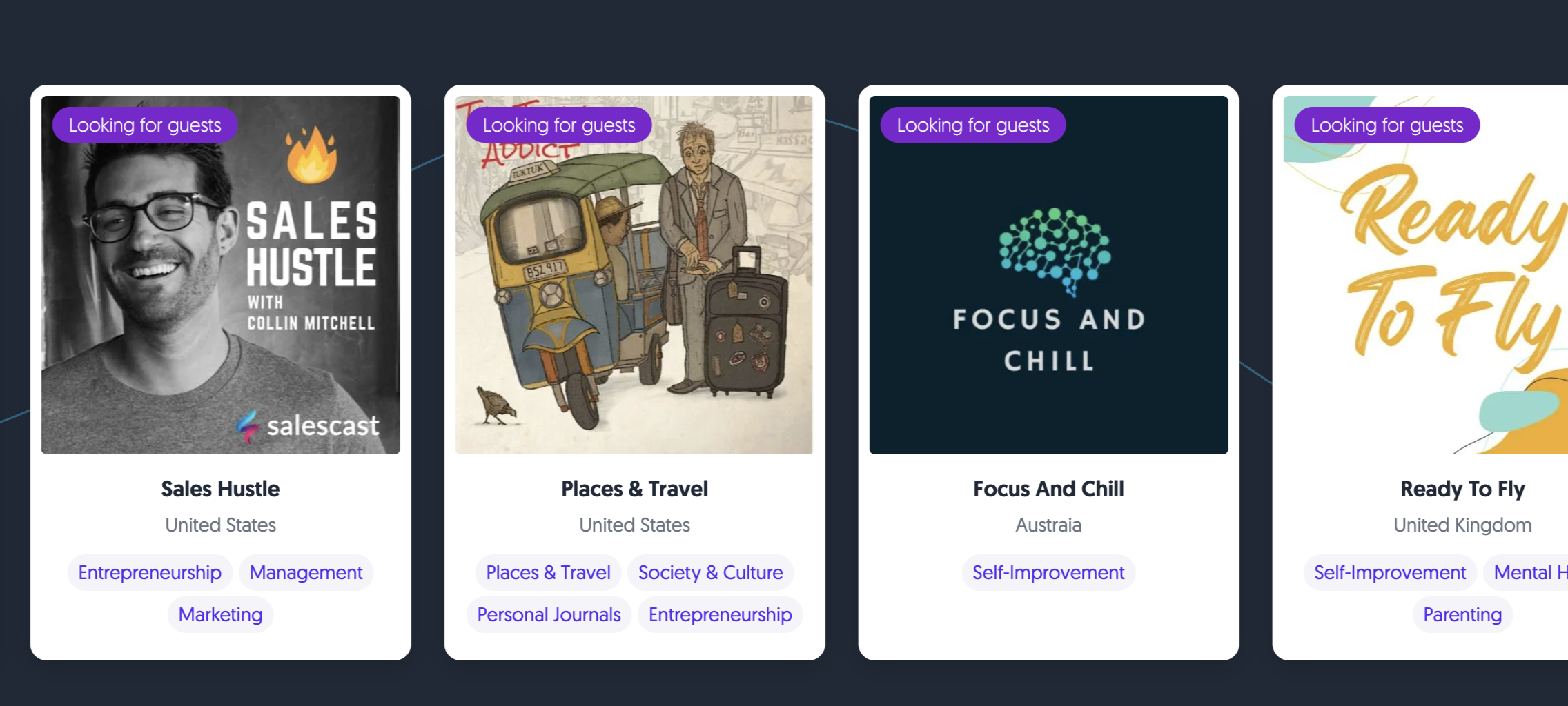 Looking for guests - MatchMaker.fm