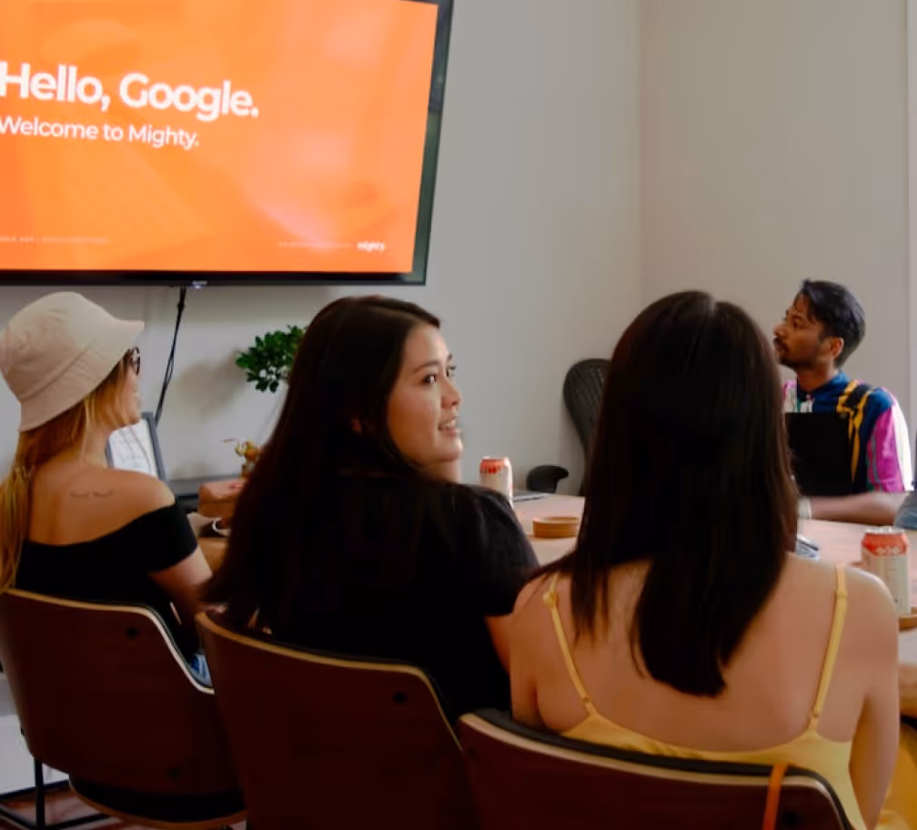 Google meeting with Mighty