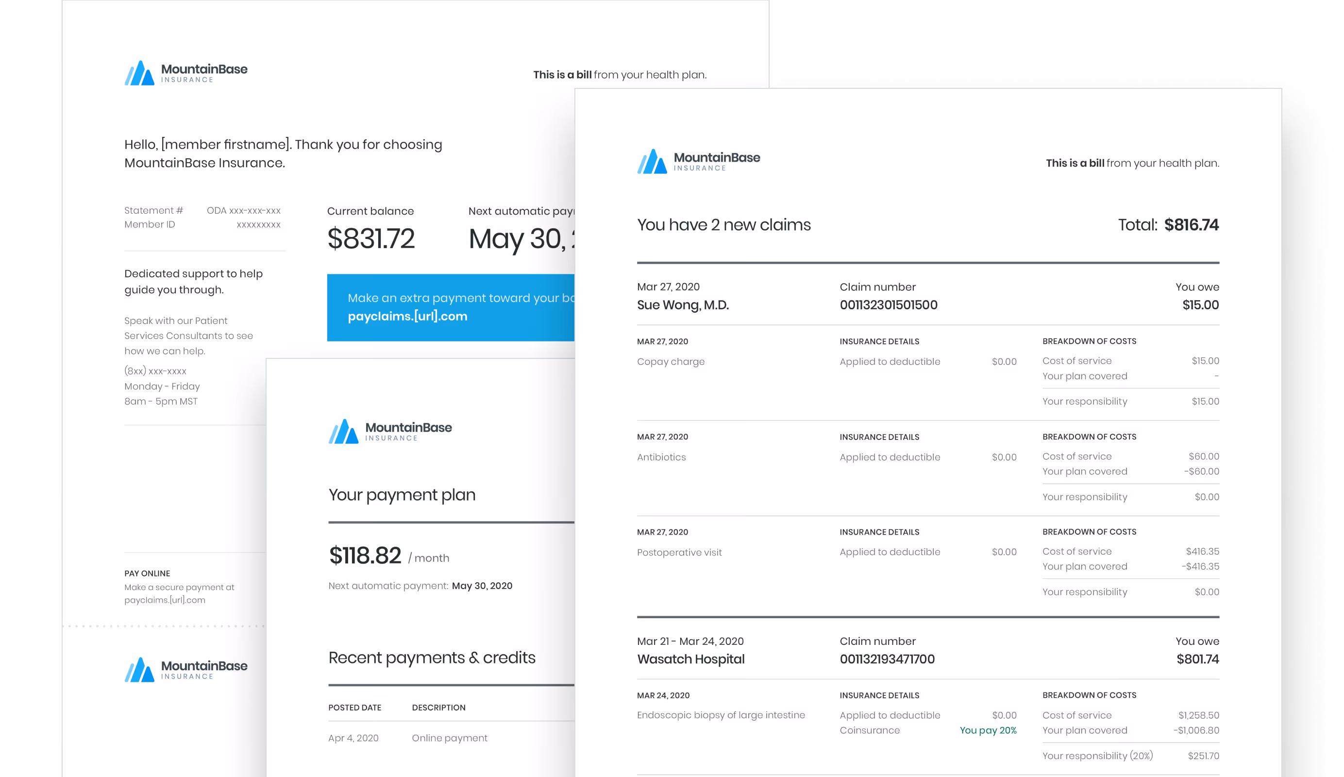 OODAPay's paper bills