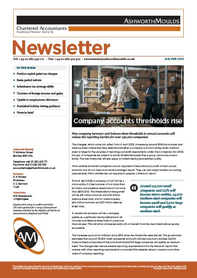 Newsletter Jan/Feb 2025