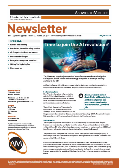 Newsletter Jan/Feb 2026