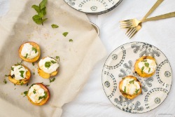 Grilled Peaches with Honey Ricotta