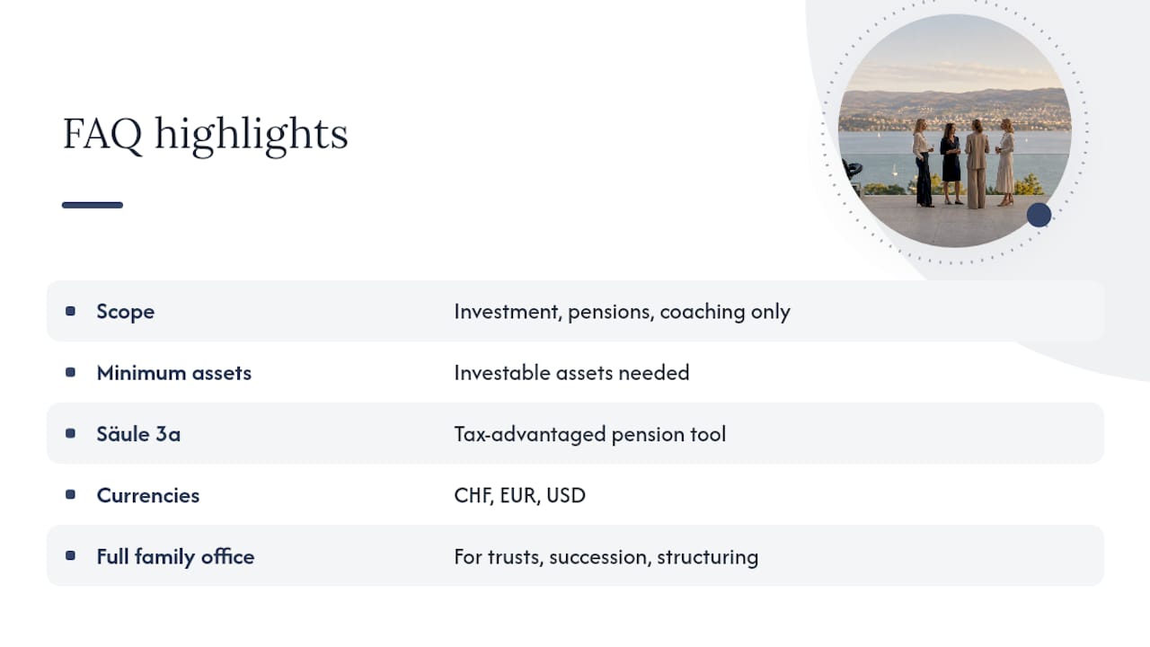 Frequently asked questions — overview diagram