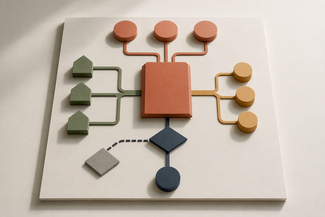 Isometric family governance decision structure