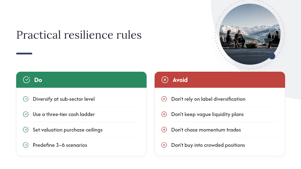What are the practical strategies for building resilience? — overview diagram