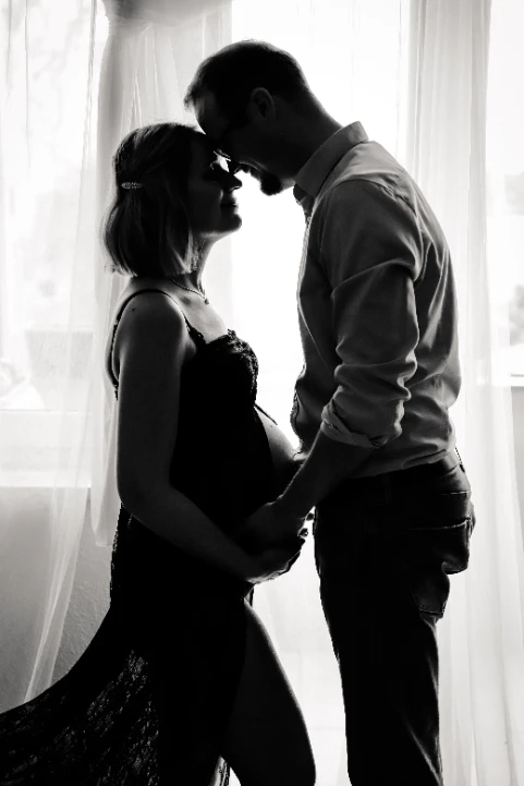 Babybauch - Zuhause - Fotografie Schneider Rostock