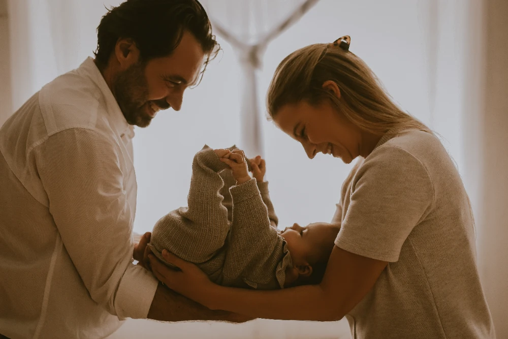 Familie-Baby - Tageslichtstudio - Fotografie Schneider Rostock
