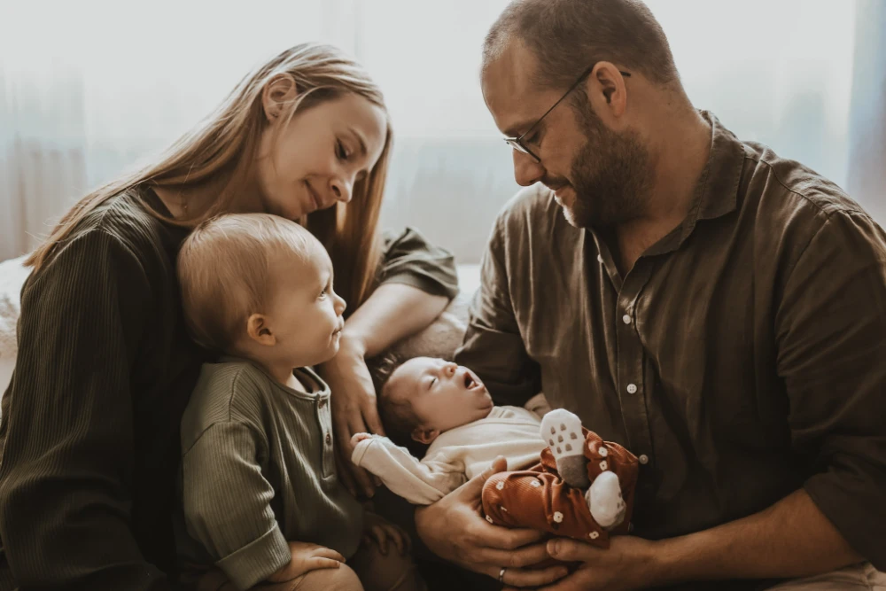 Familie-Baby - Tageslichtstudio - Fotografie Schneider Rostock
