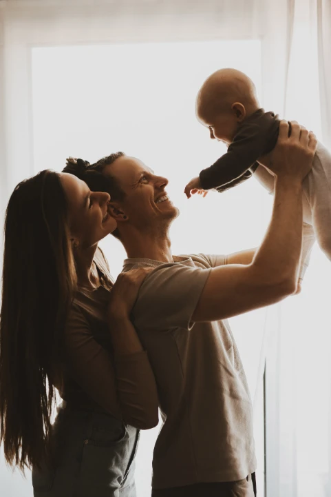 Familie-Baby - Tageslichtstudio - Fotografie Schneider Rostock