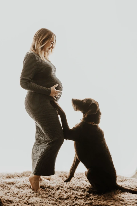 Babybauch - Tageslichtstudio - Fotografie Schneider Rostock