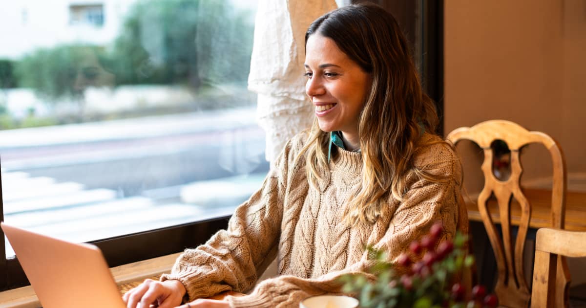 Woman working on her estate planning