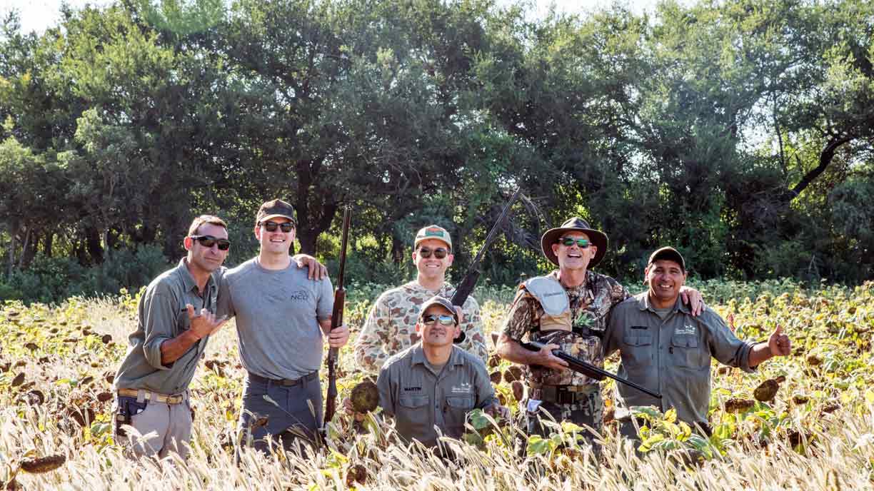 Happy hunters at Sierra Brava Lodge