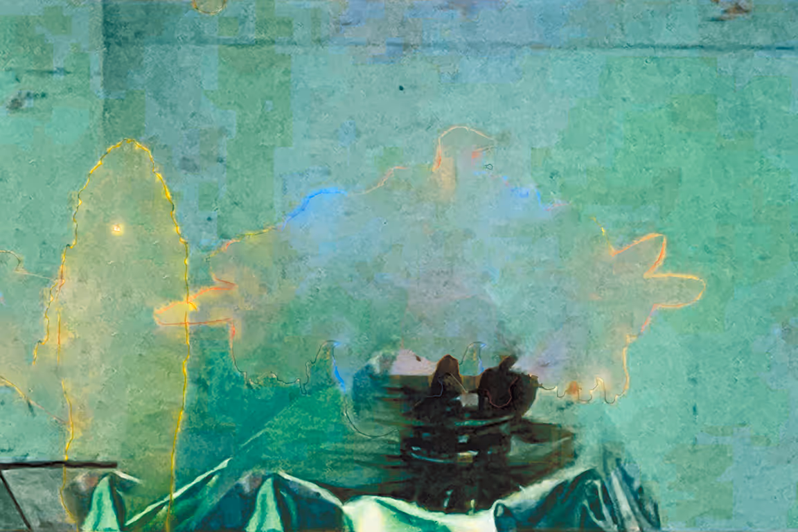 Cut-Continuum graphic print