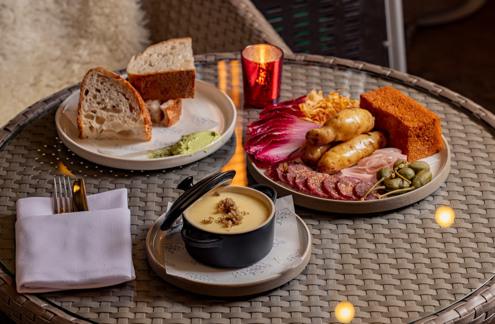 The courtyard bar at Stanley's Chelsea